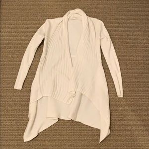 Scandal x The Limited Long White Sweater